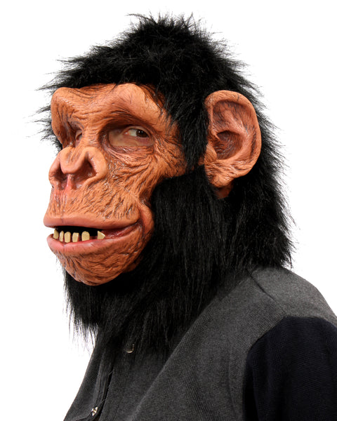 Chimpanzee, Chimp Primate Latex Face Mask