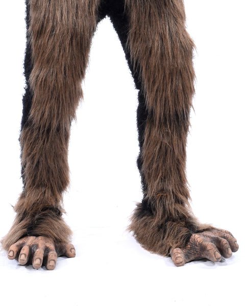 Brown Fur Leggings Dog / Sasquatch / Bigfoot Running Costume