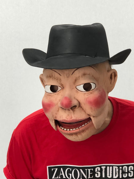 You Big Dummy (Ventriloquist Doll) Latex Face Mask with Moving Mouth