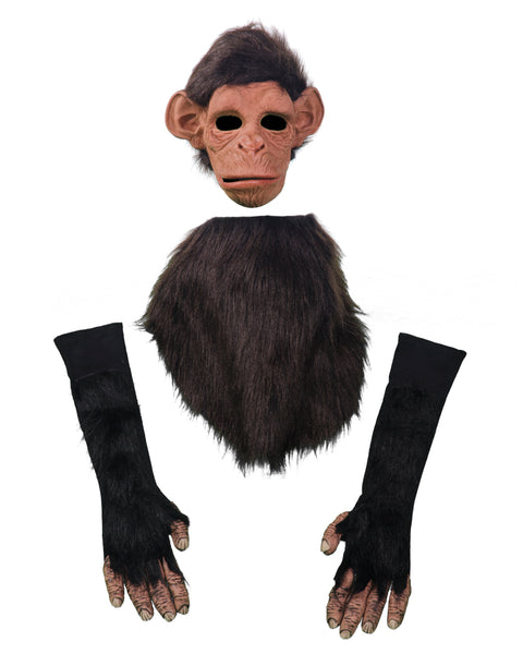 Monkey Monkey Primate Costume Collar Kit with Mask, Collar and