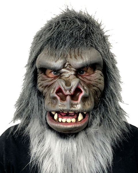 Silver Back Gorilla Hands, Ape, Primate Latex Costume Hands