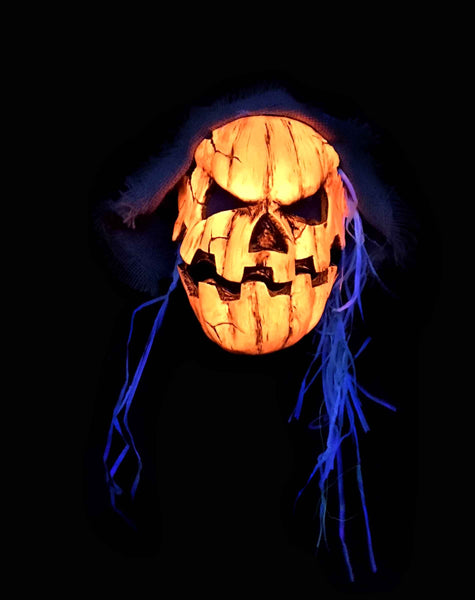 Smashing Jack Pumpkin Monster Latex Face Mask with Moving Mouth - Zagone  Studios, LLC