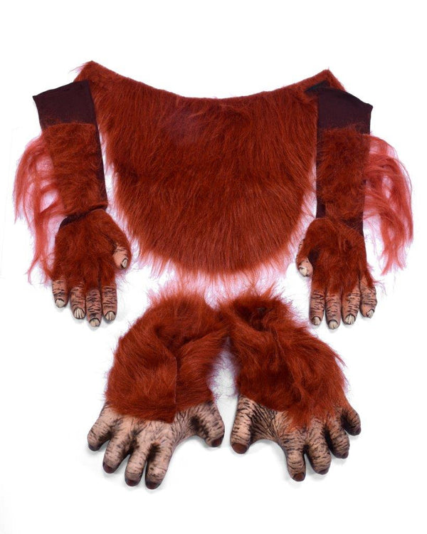 chimpanzees gloves as costume accessories