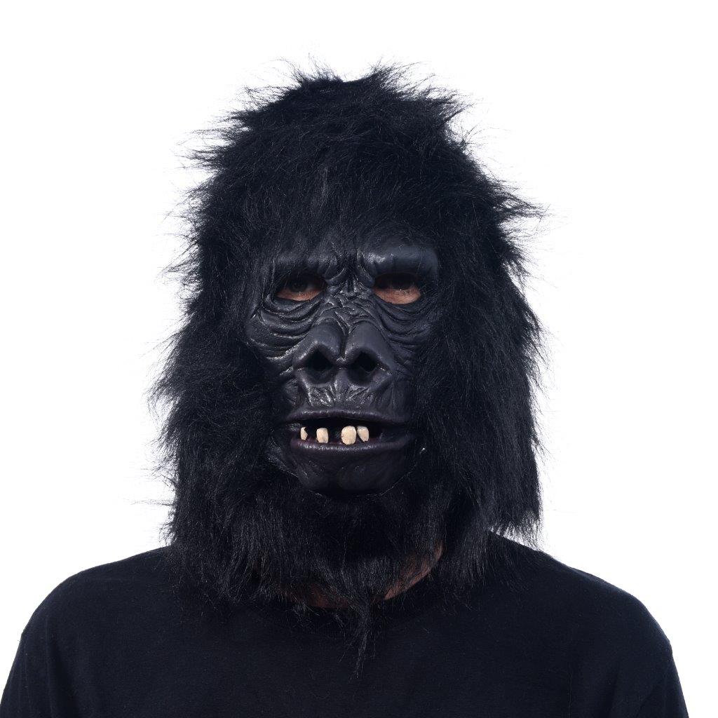 Deluxe Gorilla, Primate Ape Latex Face Mask - Zagone Studios, LLC