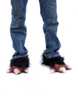 Furry Black Costume Leggings, Comfortable with Stretch Control Top Wai -  Zagone Studios, LLC