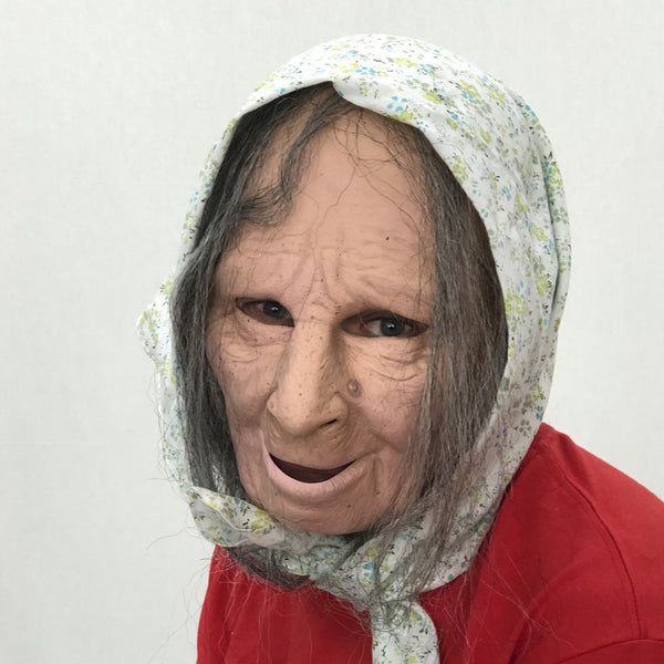 Nana, Old Lady Female Woman Latex Face Mask - Zagone Studios, LLC