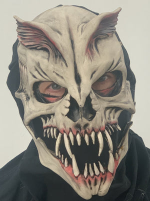Máscara Alien Gris Marciano Ovni Látex Halloween - Shopstar