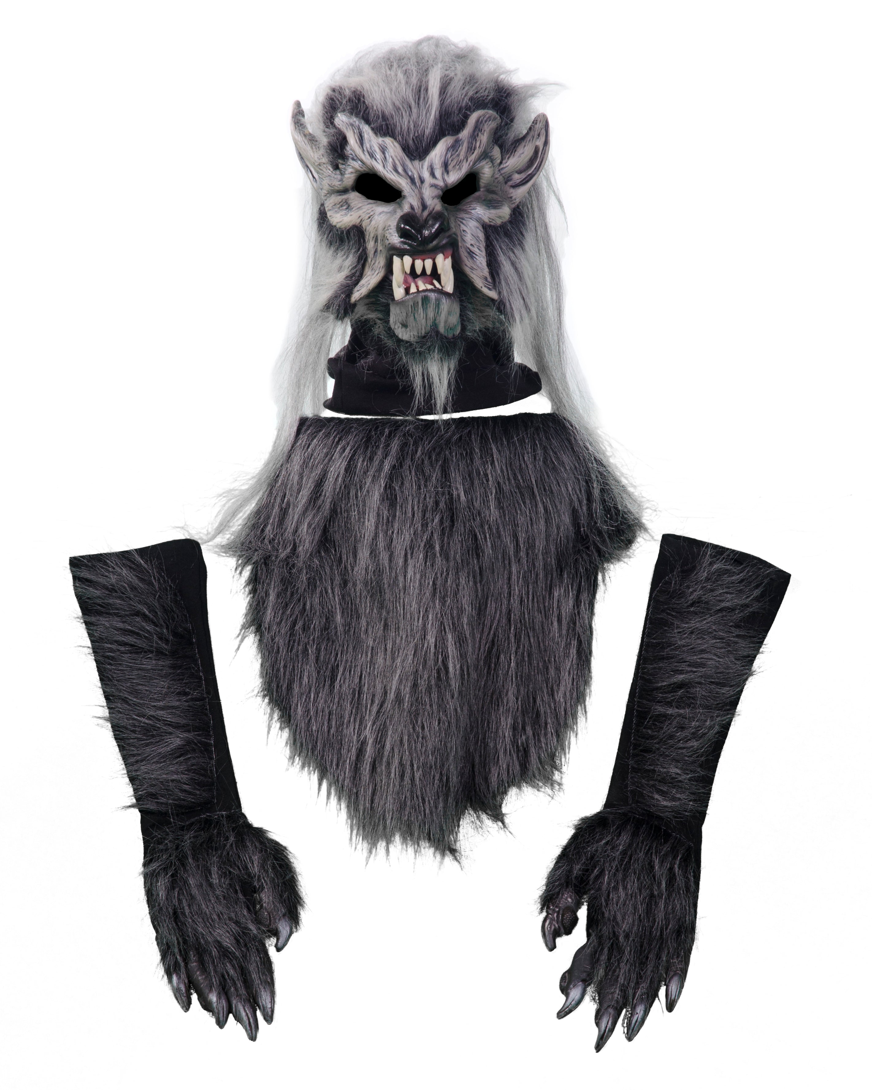 Night Crawler, Werewolf Wolf Dog Collar Costume Kit with Mask, Collar ...