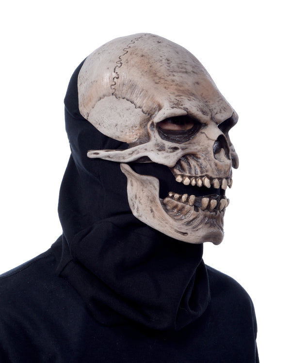 Death, Skull Latex Face Mask, Human Skeleton Head mask, MOVING MOUTH M ...