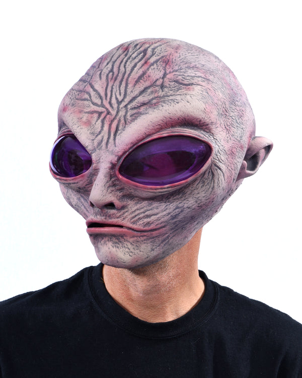 af ulovlig talent Grey Alien Latex Face Mask with Over-sized Head and Eyes - Zagone Studios,  LLC