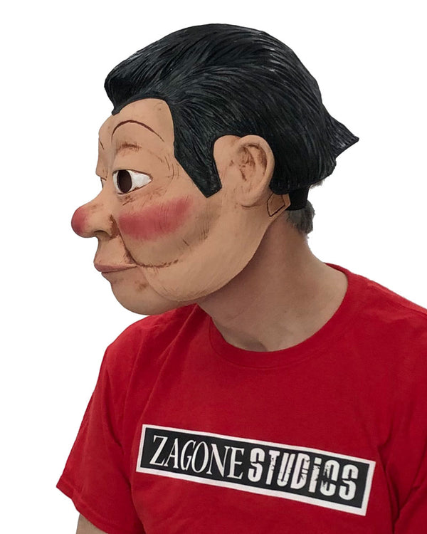 You Big Dummy (Ventriloquist Doll) Latex Face Mask with Moving Mouth