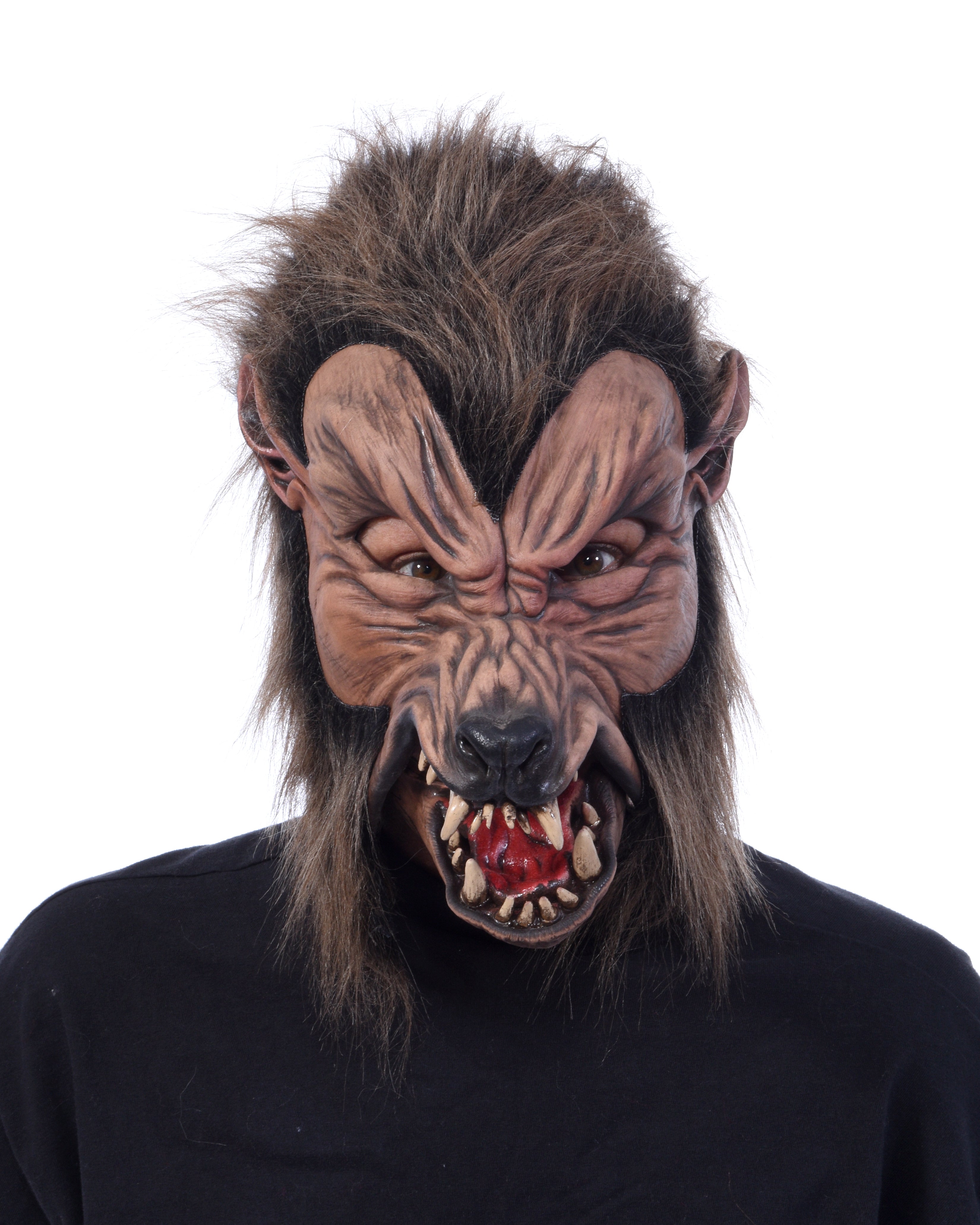 Gnarly, Wolf Werewolf or Dog Latex Face Mask with Moving Mouth - Zagone ...