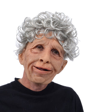 Auntie, Old African-American Lady Old Woman Latex Face Mask