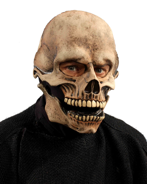 Milepæl Godkendelse vejledning Bone Head, 3 Piece Skull Hell-met (Bone) Skull Latex Face Mask, Human -  Zagone Studios, LLC